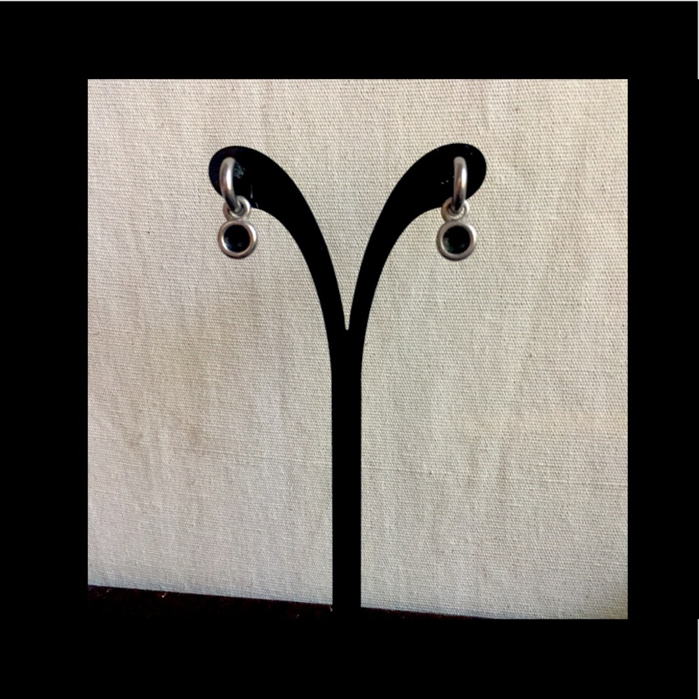 Black Drop Earrings - So Versatile!